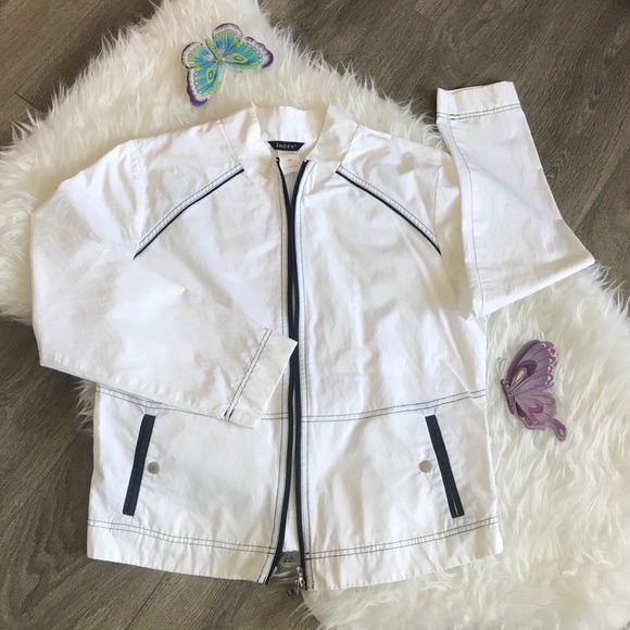 Index white zipper jacket - Picture 3 of 7